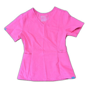 FIGS Yola Pink Skinny Scrub Top   Women's Size XS